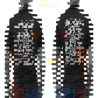 HOA President Herding Cats Gotta Be Easier Tank Top Men's Back Print T-Shirt | Mazezy