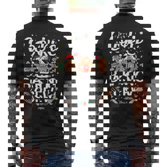 Holiday Family Cookie Baking Crew Party In Mom's Kitchen Men's T-shirt Back Print | Seseable UK