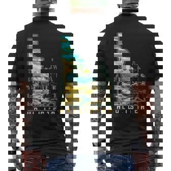 Hollister Idahotate Outdoor Nature Graphic メンズTシャツ バックプリント - Kawaiitshirt