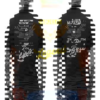 Hombre Abuelo Hombre Mito Leyenda Abuelo Abuelo Abuelo Familia Camiseta Hombre Estampado Espalda - Regaloses