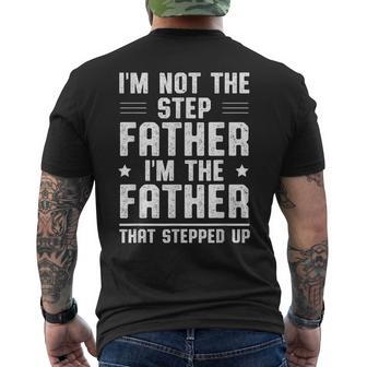 Hombre Padrastro Papá Papá Papá Hijastro Hijastro Día Del Padre Camiseta Hombre Estampado Espalda - Regaloses
