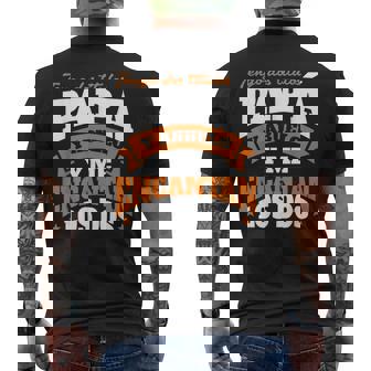 Hombre Tengo Dos Títulos Papá Y Abuelo Día Del Padre Camiseta Hombre Estampado Espalda - Regaloses