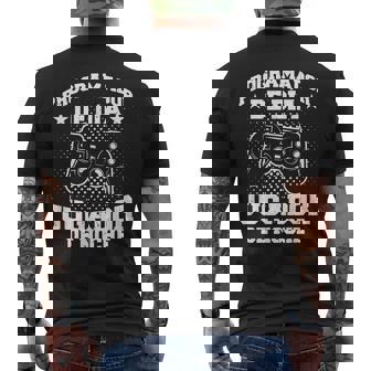 Hombreideojuegos Programador De Día Jugador De Noche Camiseta Hombre Estampado Espalda - Regaloses