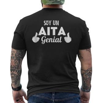 Hombreuper Aita Regalo Dia Del Aita Mejor Padre Aitona Abuelo In Mangas Camiseta Hombre Estampado Espalda - Regaloses