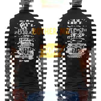 Homemade Soap Making Craft Fair Handmade Soap Maker Men's Back Print T-Shirt | Mazezy