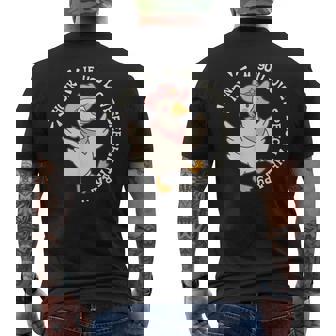 Honk If You Love Speech Therapy Speech Therapist Cute Goose Men's T-shirt Back Print - Monsterry