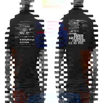 Honoring All Who Served Support Our Troops Military Pride Men's Back Print T-Shirt | Mazezy