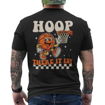 Hoop There It Is Basketball Player Fan Basketball Coach Men's T-shirt Back Print | Seseable CA