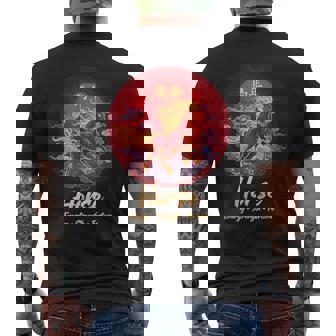 Horse Year Chinese Zodiac Lunar New Year Fire Horse Men's Back Print T-Shirt | Mazezy