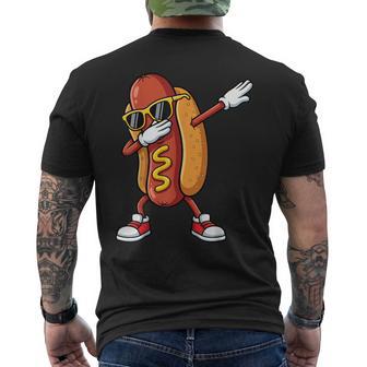 Hotdog Dabbing Hot Dog Men's T-shirt Back Print - Thegiftio UK