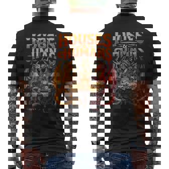 Houses Humans Parody Gaming For Gamers Boys Men's T-shirt Back Print | Seseable UK