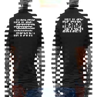 Hula Hooper Fitness Toy Dance Hula Hooping Men's Back Print T-Shirt | Mazezy