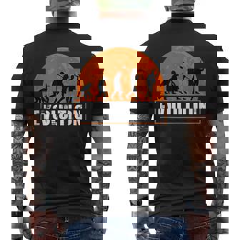 Human Evolution Boomerang Shirt For Boomerang Tank Top Men's Back Print T-Shirt | Mazezy