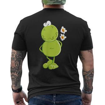 Humoristique Avec Motif Grenouille Et Fleurs Pour Anniversaire De Naissance Et Printemps T-shirt imprimé au dos - Cadeauxyz