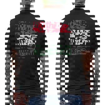 Hungary Nothing Scares Me My Wife Is Hungarian Tank Top Men's Back Print T-Shirt | Mazezy