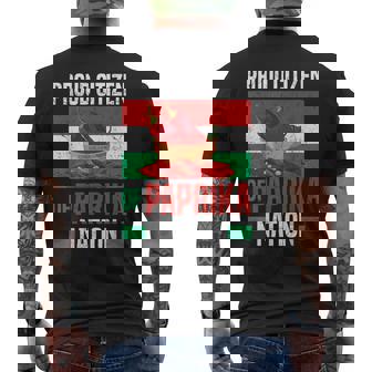 Hungary Pride Hungarian Paprika Food Magyar Men's Back Print T-Shirt | Mazezy