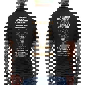 Hunting Cazadorese Detienen Cuando Han Terminado Caza Camiseta Hombre Estampado Espalda - Regaloses