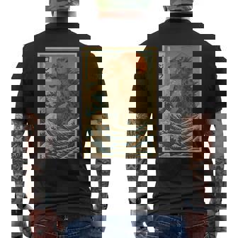 Hyena The Great Wave Off Kanagawa Men's T-shirt Back Print | Seseable FR