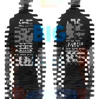 I'm The Big Brother Makes Me The Boss Pregnancy メンズTシャツ バックプリント - Kawaiitshirt