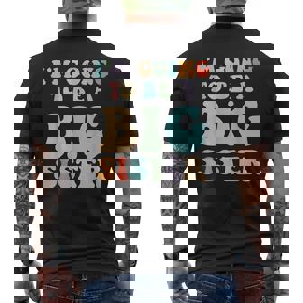 I'm Going To Be A Bigister パステルセレブレーションのお知らせ メンズTシャツ バックプリント - Kawaiitshirt