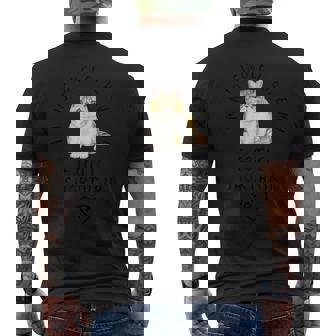 I'm Notingle I Have My Exotichorthairalentine's Day ネコ メンズTシャツ バックプリント - Kawaiitshirt