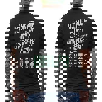 Ich Kaufe Ein I Lustiger Fußball Rapidpruch T-Shirt mit Rückendruck - Geschenkecke