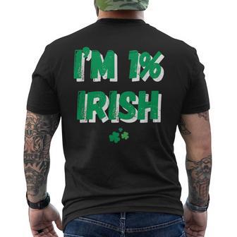 I'm 1 Irish St Patrick's Day Men's T-shirt Back Print - Thegiftio