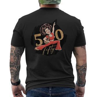 I’M 50 Sally Kick Lady O’Malley Molly Birthday Night Men's T-shirt Back Print - Thegiftio UK