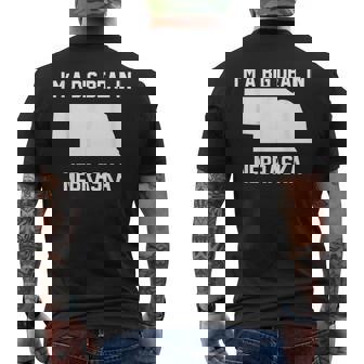 I'm A Big Deal In Nebraska Men's Back Print T-Shirt | Mazezy