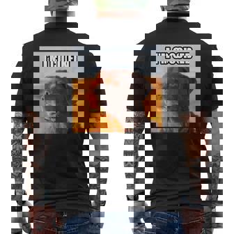 I'm Cooked Dog Meme Men's T-shirt Back Print | Seseable UK