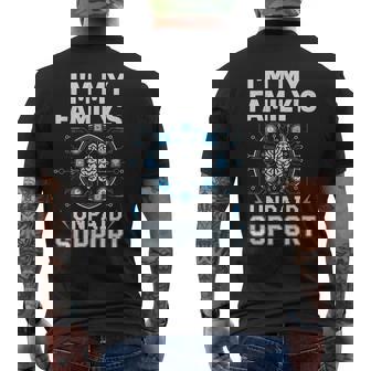 I'm My Family Unpaid Tech Support Computer Science Engineer Men's Back Print T-Shirt | Mazezy