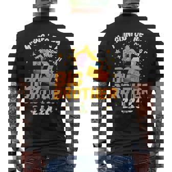 I'm Going To Be Big Brother 2026 Dinosaur Truck Boy Toddler Men's Back Print T-Shirt | Mazezy