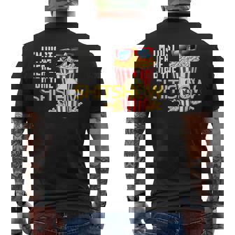 I'm Just Here For The Shitshow Family Dysfunction Tank Top Men's Back Print T-Shirt - Monsterry