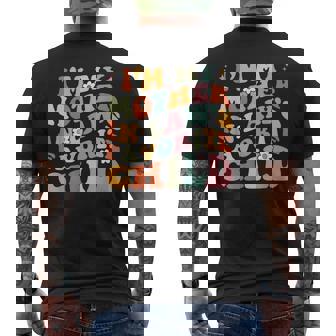 I'm My Mother In Law's Favorite Child Daughter In Law Men's Back Print T-Shirt | Mazezy