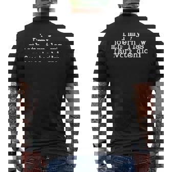 I'm My Mother In Law's Favorite Child Son In Law Men's Back Print T-Shirt - Monsterry