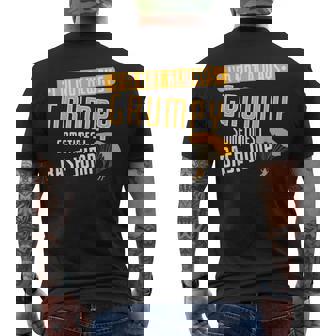 I'm Not Always Grumpy Sometimes i Base Jump Men's Back Print T-Shirt | Mazezy