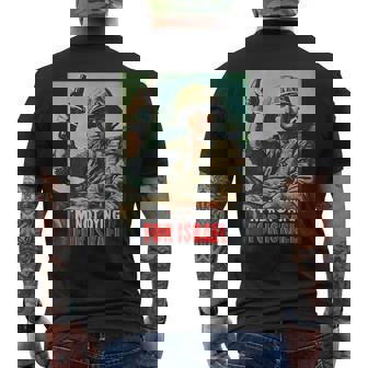 I'm Not Dying For Israel Trump American 2025 Men's T-shirt Back Print | Seseable UK