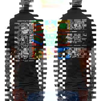 I'm This Old Retro Vintage Nostalgia 80S 90S Cassette Tape Men's T-shirt Back Print - Thegiftio