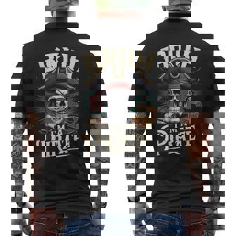 I'm A Pirate Skeleton Freeboater Boating Boat Captain Pirate Men's Back Print T-Shirt | Mazezy