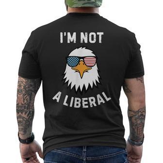 I’M Thankful I’M Not A Liberal Thanksgiving Men's T-shirt Back Print - Thegiftio UK
