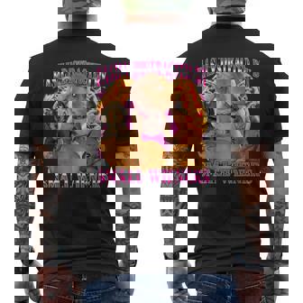 Inappropriate Easily Distracted By Small Dachshund Men's T-shirt Back Print | Seseable FR