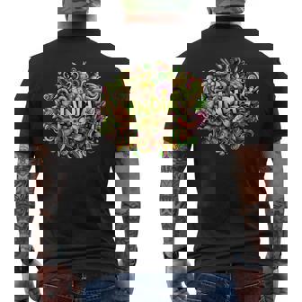 India Sightseeing And Indian Men's Back Print T-Shirt | Mazezy