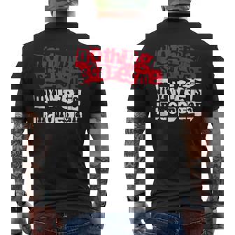 Indonesia Nothing Scares Me My Wife Is Indonesian Tank Top Men's Back Print T-Shirt | Mazezy