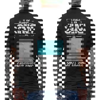 Information Technology The Best Computer Science Teacher Men's Back Print T-Shirt | Mazezy