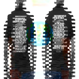 International Animation Day October 28th Men's Back Print T-Shirt | Mazezy