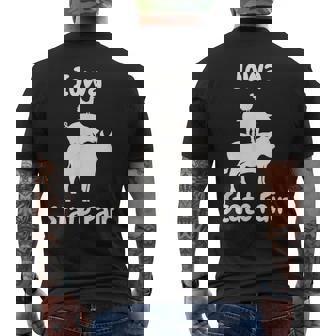 Iowa State Fair Livestock Show Men's Back Print T-Shirt | Mazezy