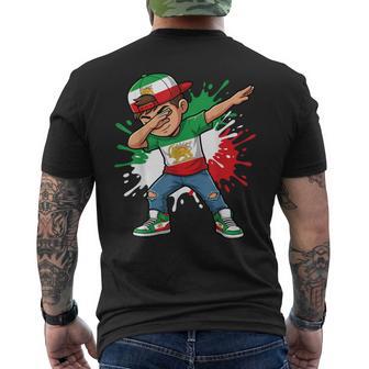 Iran Boy Dancing Persian Boy Shir O Khorshid Lion And Sun Men's T-shirt Back Print - Monsterry