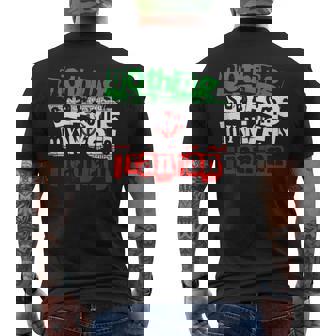 Iran Nothing Scares Me My Wife Is Iranian Humor Tank Top Men's Back Print T-Shirt | Mazezy