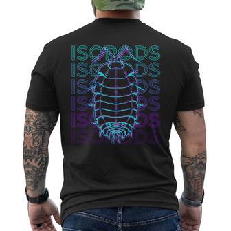 Isopods Bug Collector Retro Men's T-shirt Back Print - Thegiftio UK