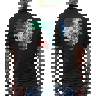 Italia Argentina Roots Camiseta Hombre Estampado Espalda - Regaloses